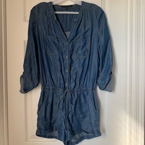 Short Denim Romper
